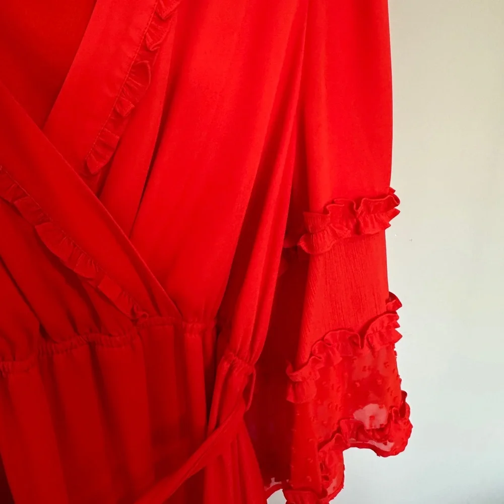 Alexis X Target Orange Ruffle Dress - Picture 11 of 12